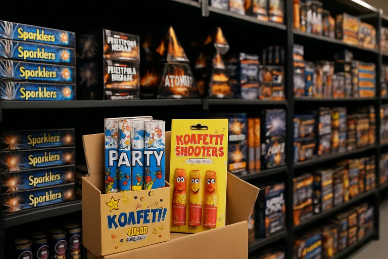 Vuurwerkcategorieën 1 en 2