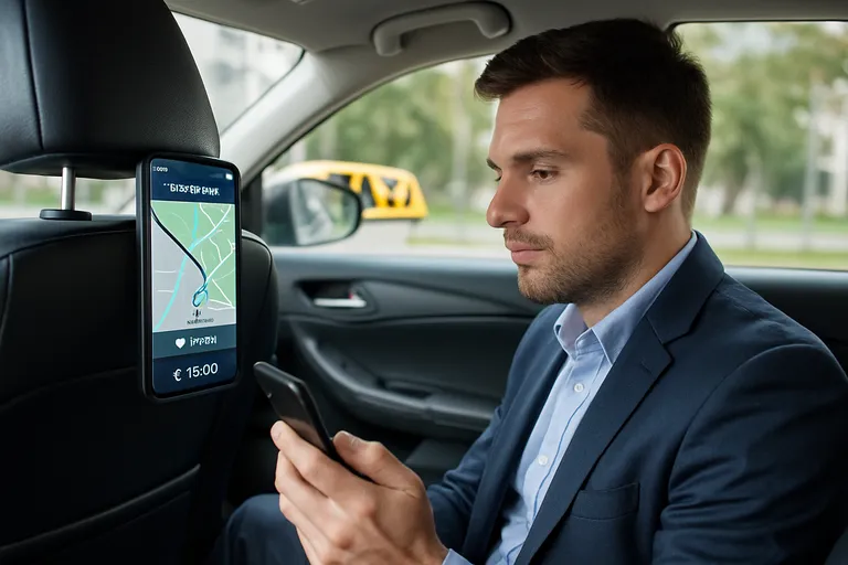 Digitalisering van taxidiensten