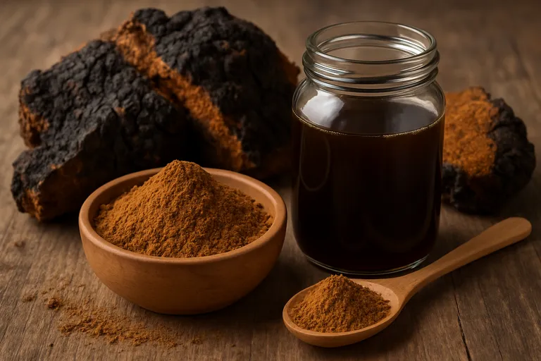 Chaga poeder en extract